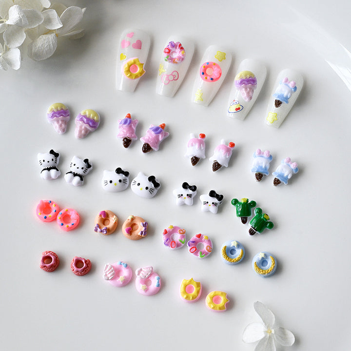 Cute Animal-Themed Nail Art Charms