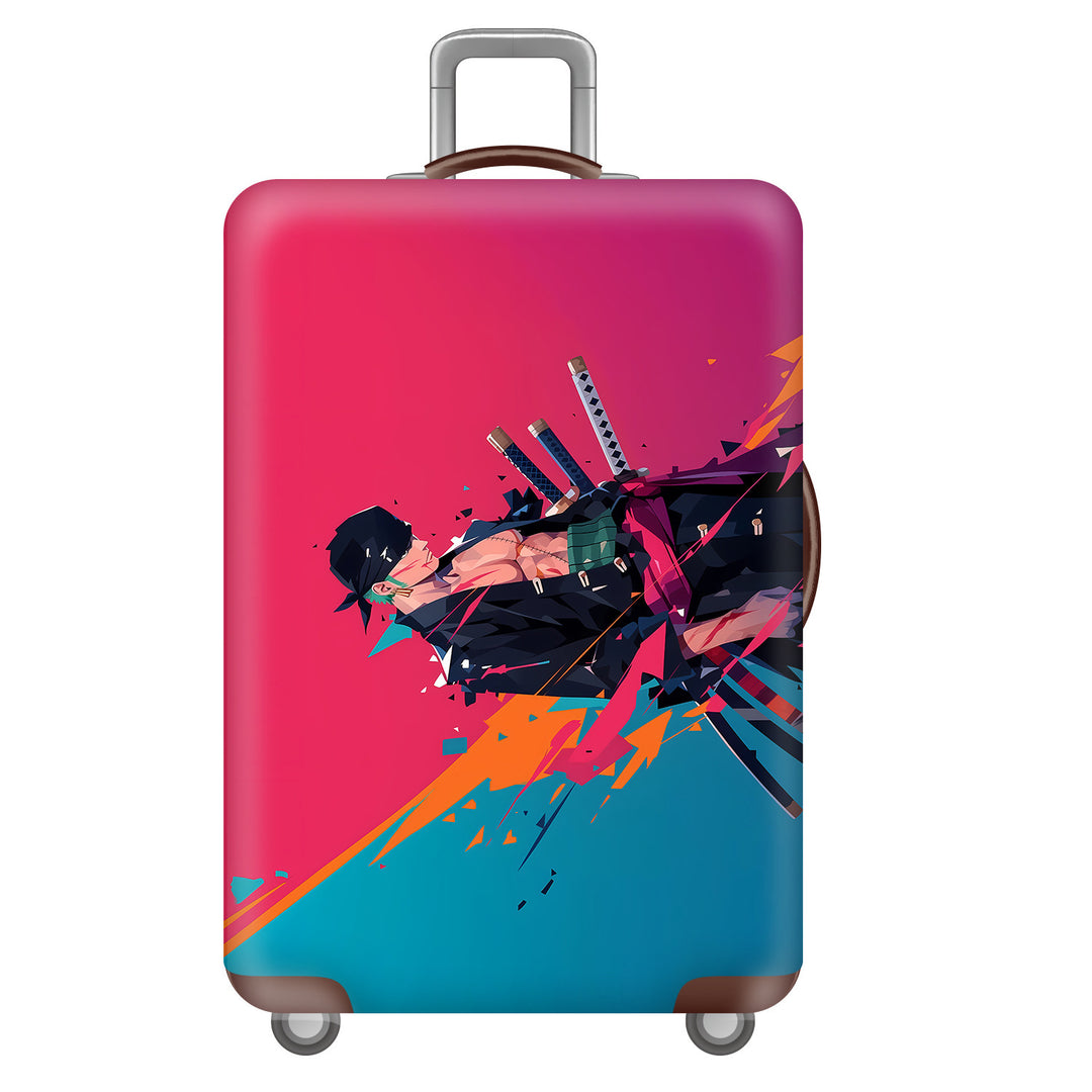 Unisex hard-shell suitcase with cheerful dinosaur motif Kalsten