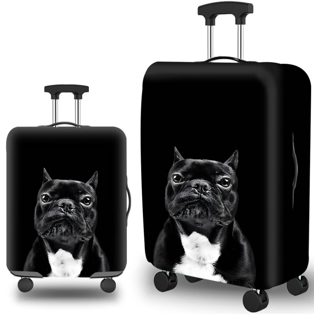 Women's hard shell suitcase with cute dog design Kalsten
