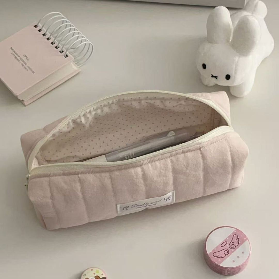 Stylish Quilted Pencil Case