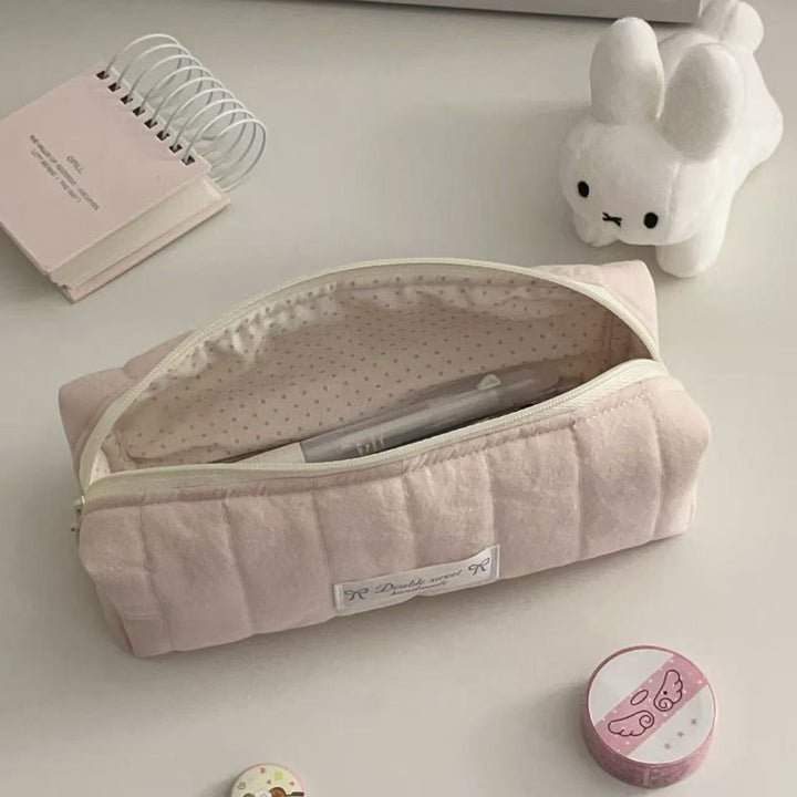 Stylish Quilted Pencil Case