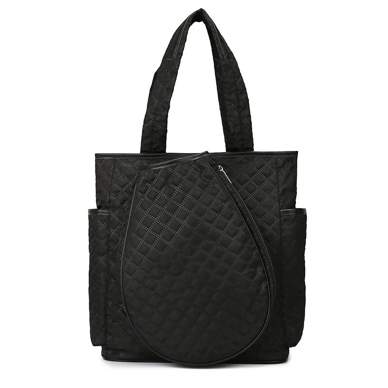 Multi-Pocket Quilted Tote Bag Kalsten