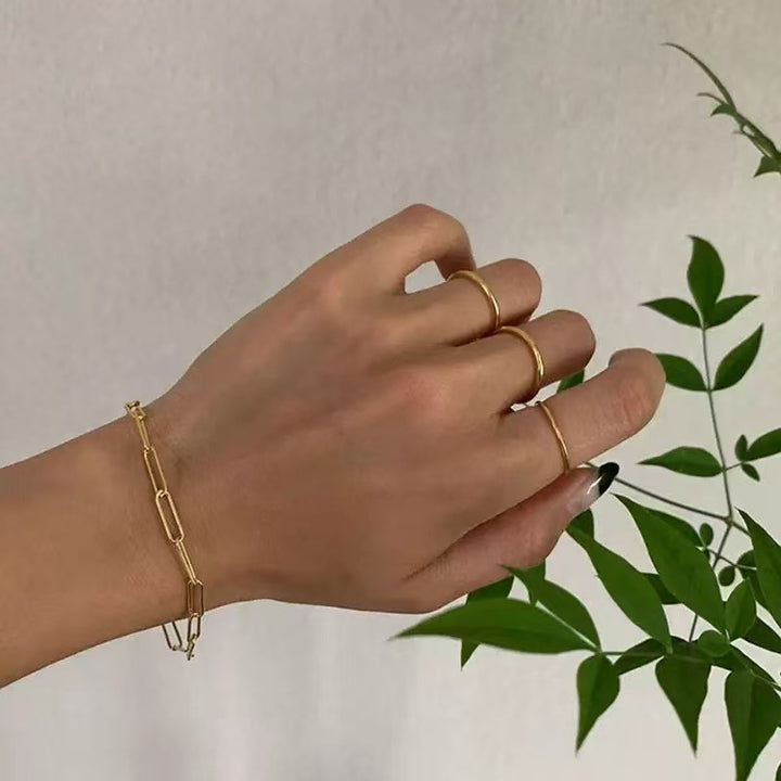 Minimalist Link Chain Bracelet Kalsten