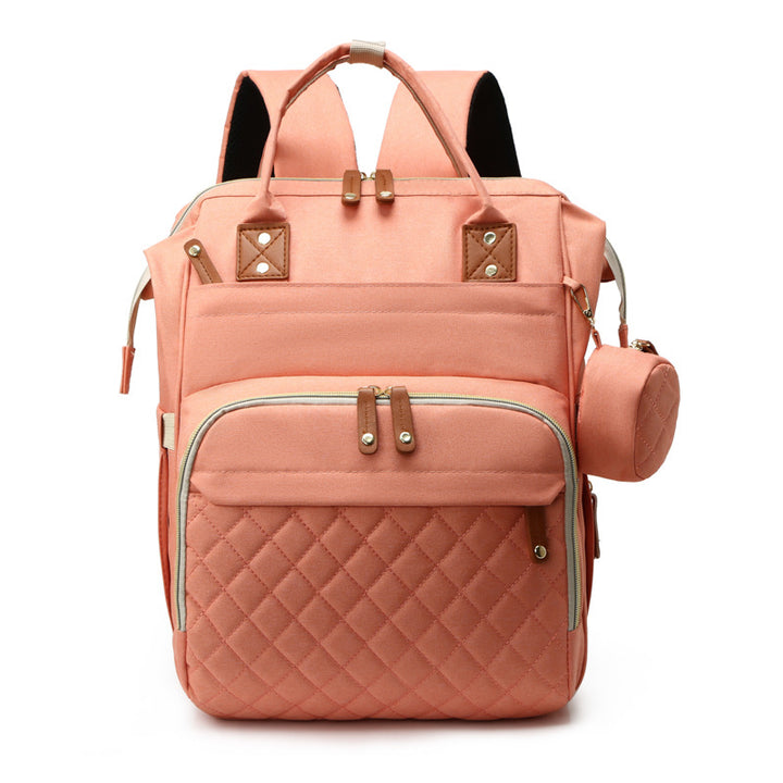 Quilted Multi-Functional Diaper Backpack Kalsten