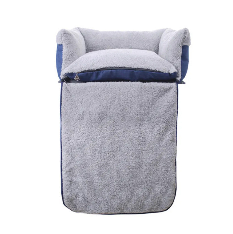Cozy Quilted Dog Bed