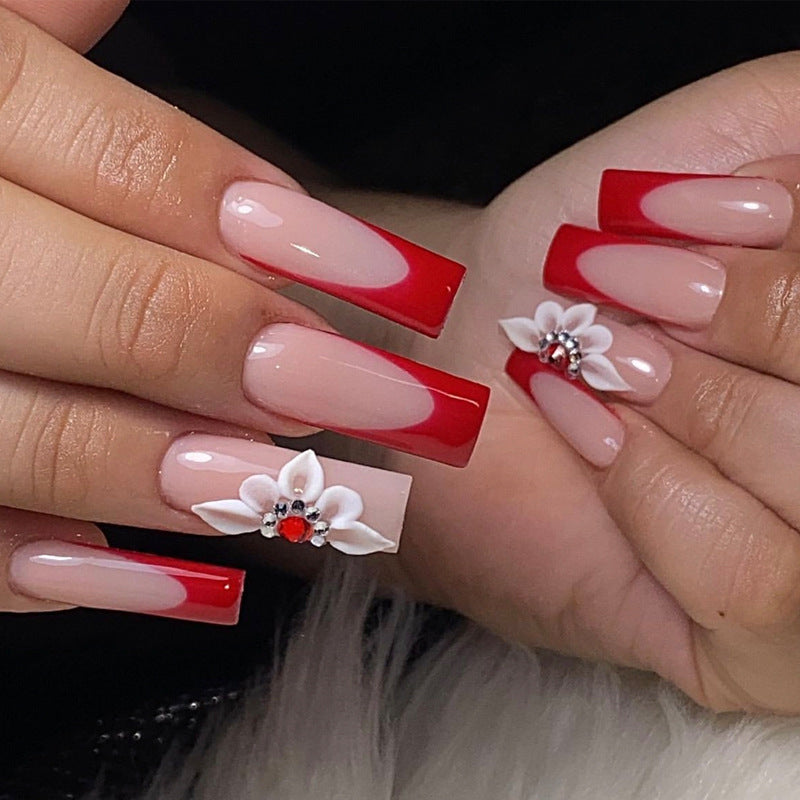 Glamorous Glittery Stiletto Press-On Nails Kalsten