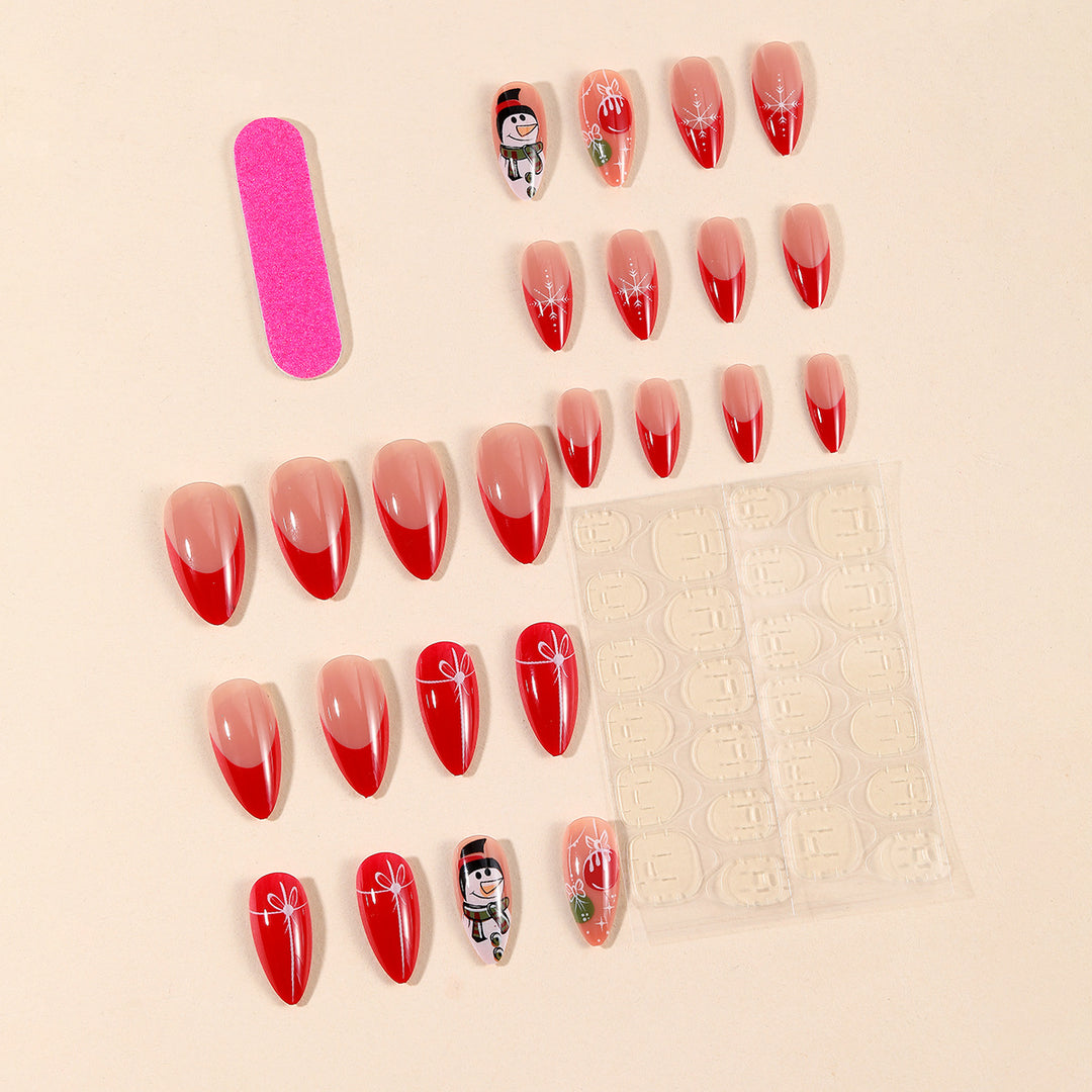 Festive Holiday-Themed Nail Art Extensions Kalsten