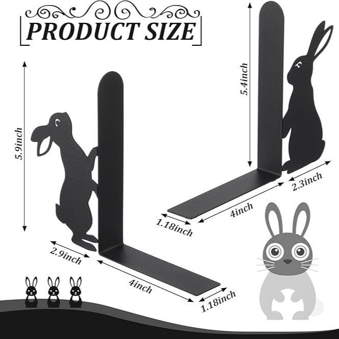 Decorative Rabbit Bookends