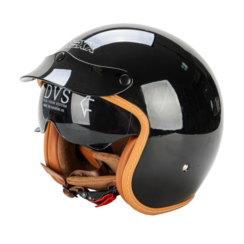 Classic Open-Face Motorcycle Helmet Kalsten