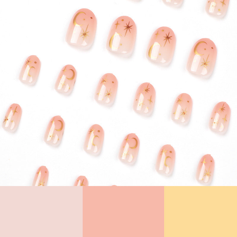 Celestial Themed Nail Art Enhancements Kalsten