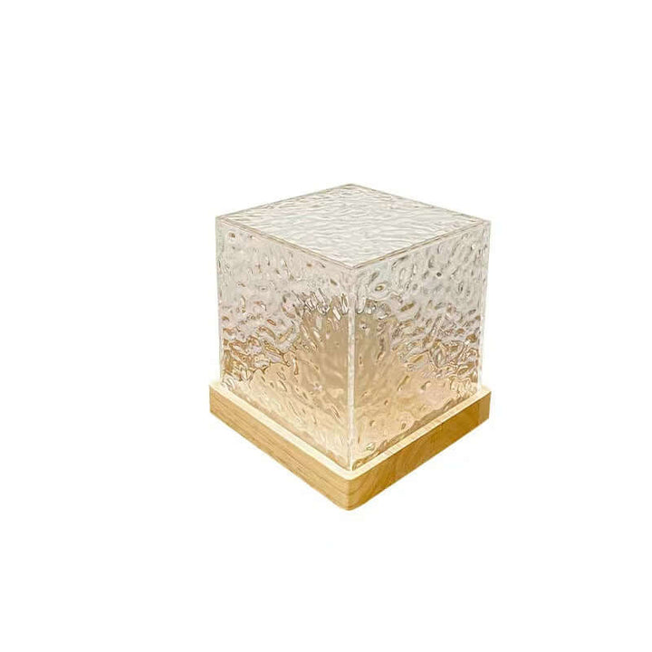 16 Colors LED Water Ripple Ambient Night Light USB Rotating Projection Crystal Table Lamp RGB Dimmable Home Decoration | Kalsten