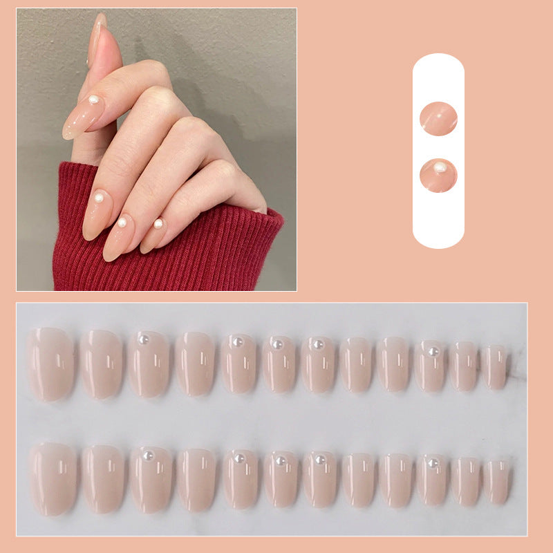 Festive Bow-Embellished Press-On Nails