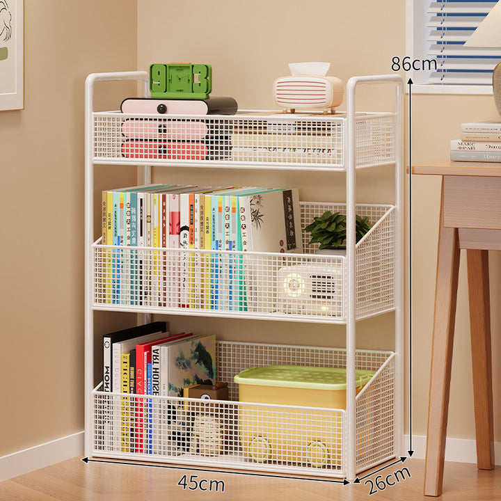 Modern Multi-Tier Mesh Storage Shelf Kalsten