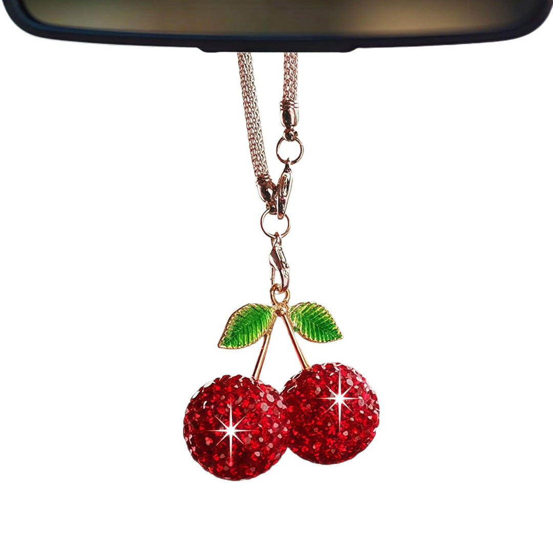 Sparkling Cherry Pendant Necklace Kalsten