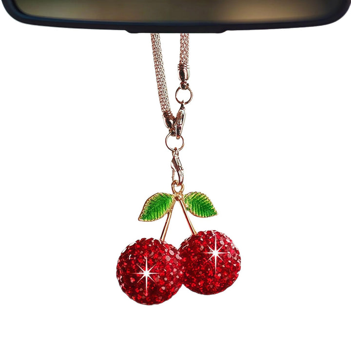 Sparkling Cherry Pendant Necklace Kalsten