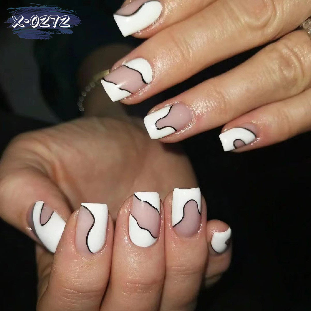 Artistic Abstract Nail Design Set