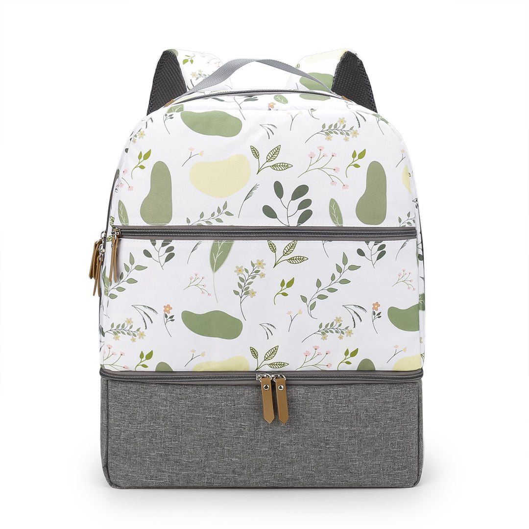 Backpack with Floral Pattern and Separate Compartment Kalsten