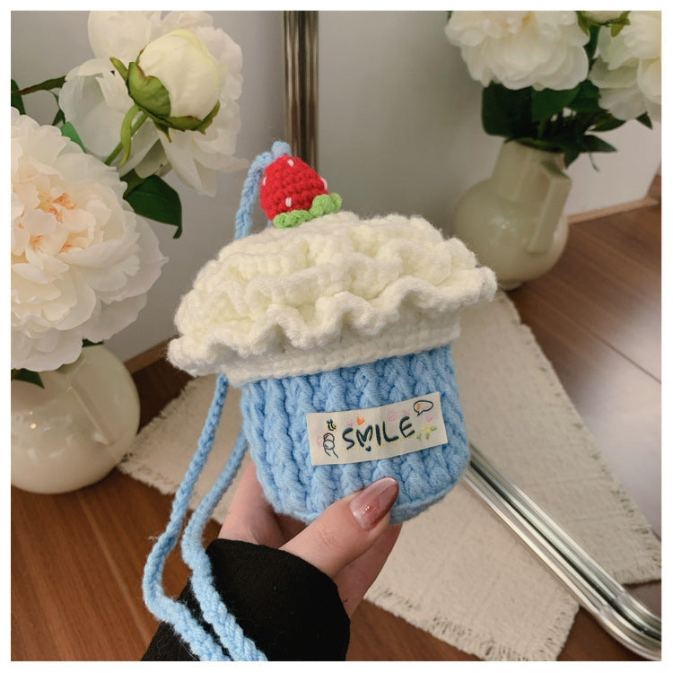 Cute Crochet Cupcake Plush Toy