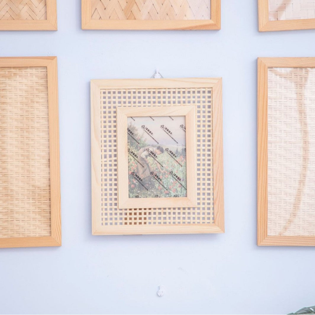Decorative Natural Wood Photo Frame Kalsten