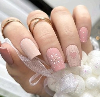 Heart-Design Acrylic Nail Art Set Kalsten