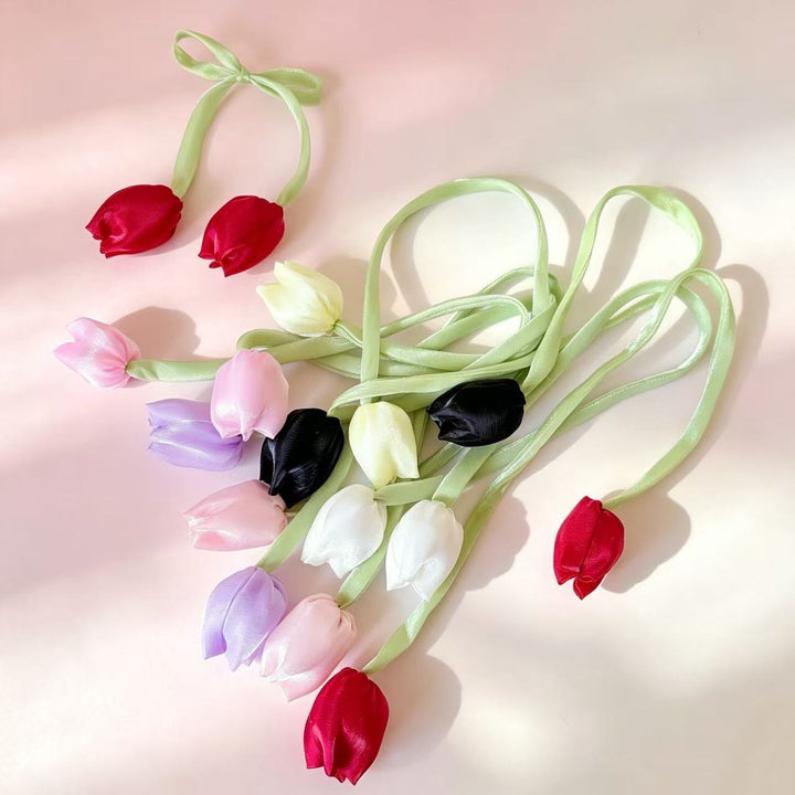 Decorative Floral Hair Ribbon Kalsten