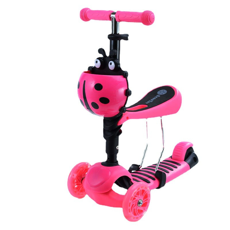 Fun-Themed Adjustable Kick Scooter Kalsten