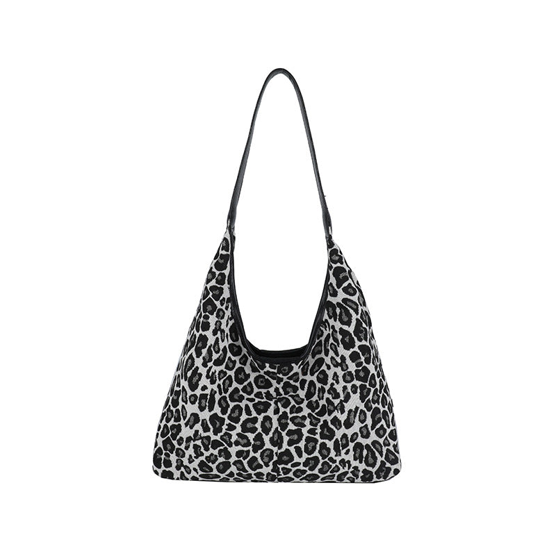 Stylish Leopard Print Hobo Bag Kalsten