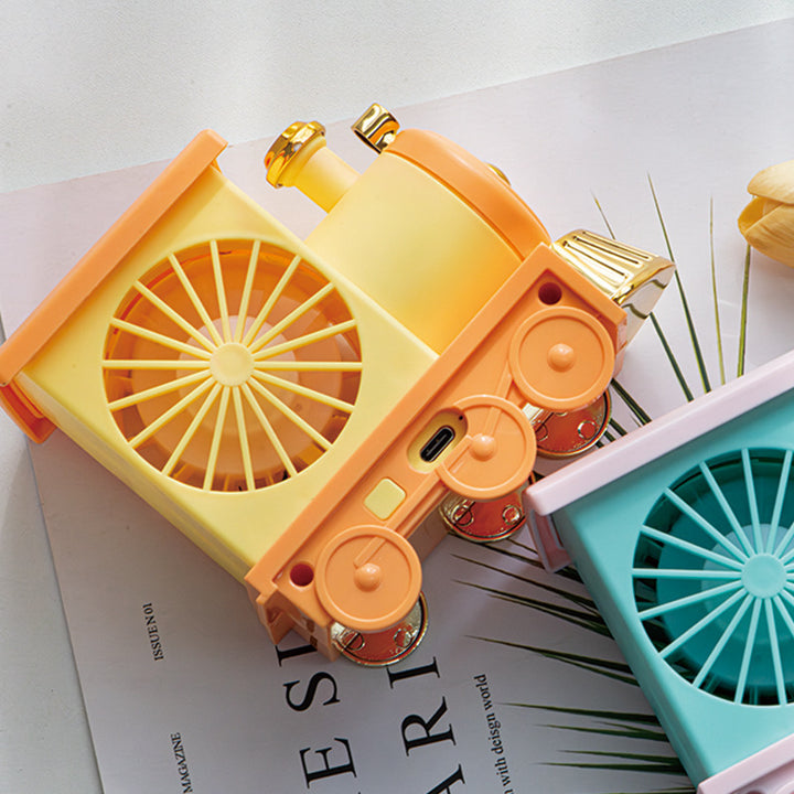 Women playful fan in locomotive design Kalsten