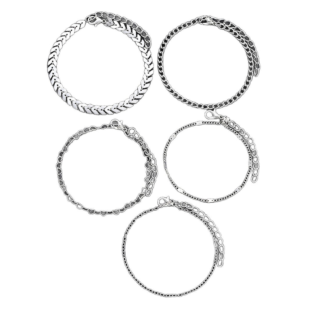 Multi-Layered Chain Bracelet Set Kalsten