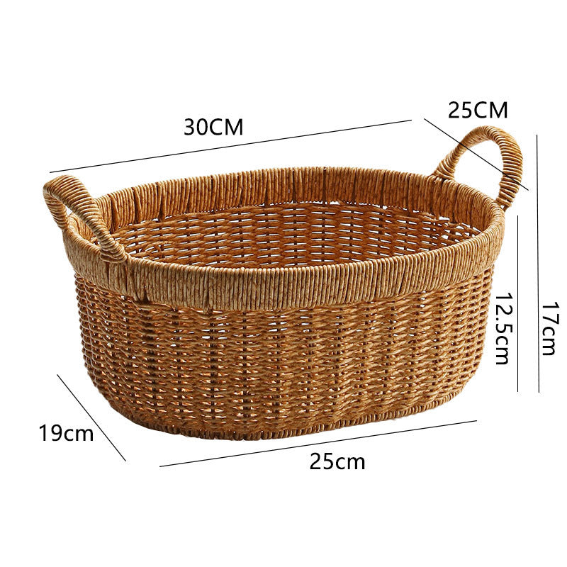 Handcrafted Decorative Woven Storage Basket Kalsten