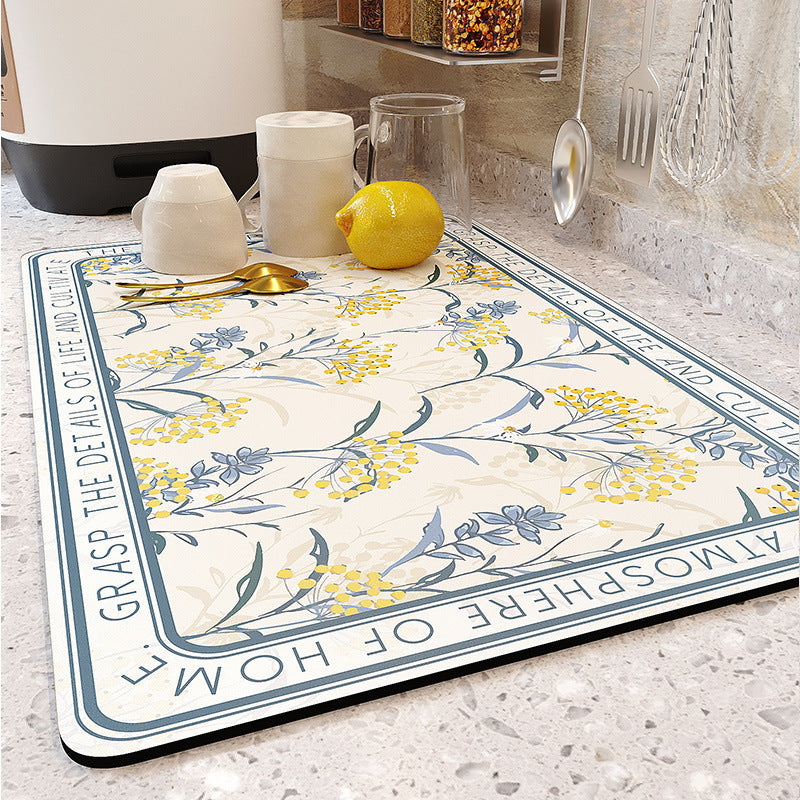 Floral-Patterned Kitchen Placemats