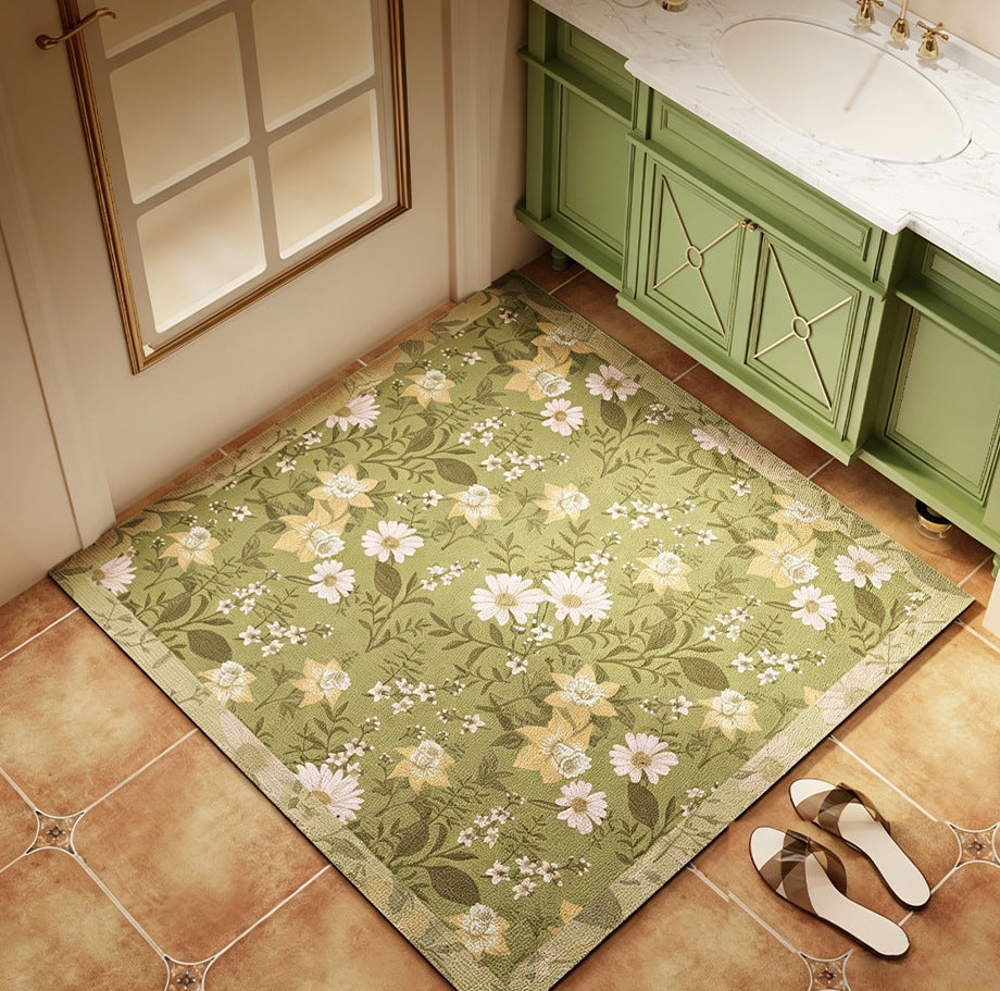 Floral Decorative Area Mat