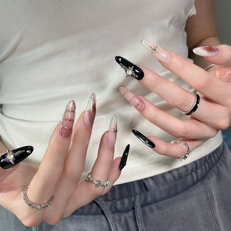 Artistic Press-On Nail Art Extensions