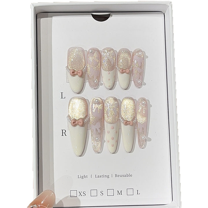 Decorative 3D Nail Art Press-On Set Kalsten