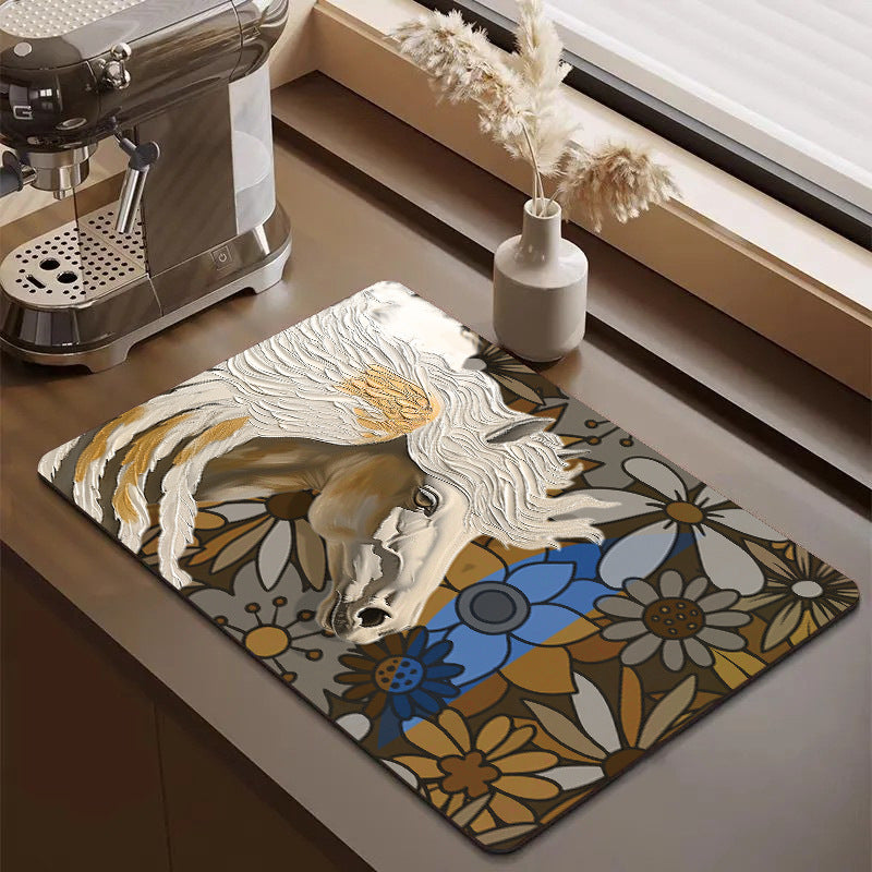 Decorative Kitchen Mat Kalsten