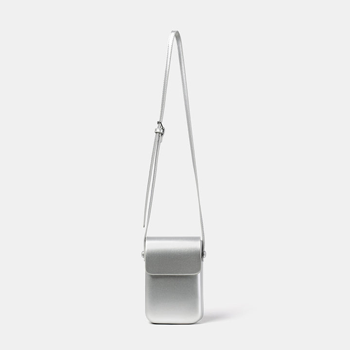Compact Leather Crossbody Pouch Kalsten