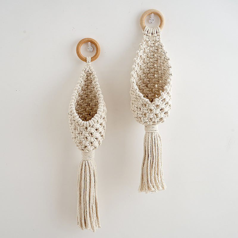 Macramé Plant Holder with Decorative Hanging Design Kalsten