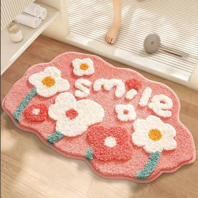 Cozy Camo Bath Mat for Bathroom