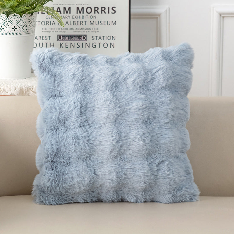 Luxurious Faux Fur Decorative Cushion