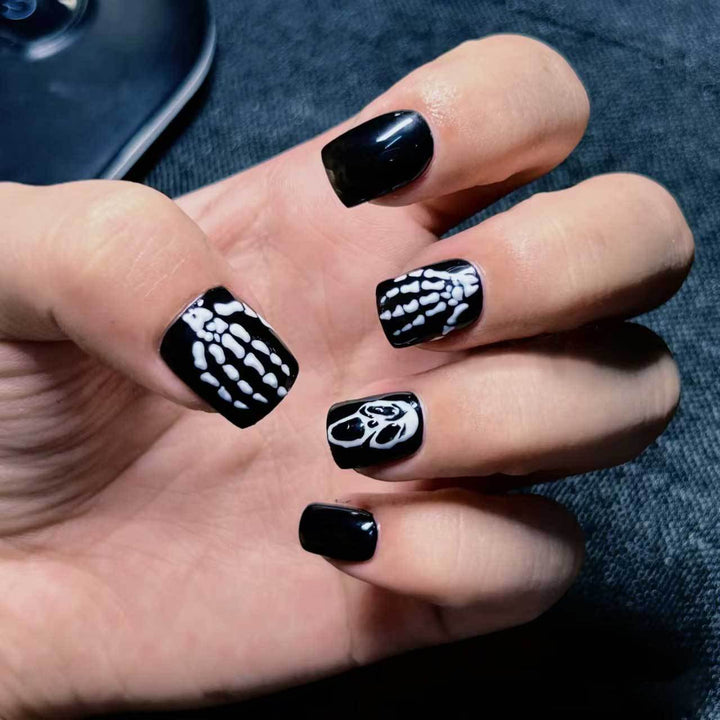 Artistic Skeleton Nail Art Set