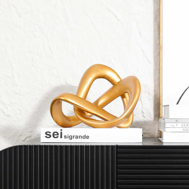 Modern Sculptural Decorative Knot Sculpture