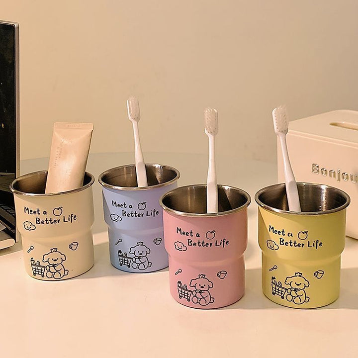 Toothbrush holder with humorous animal design Kalsten
