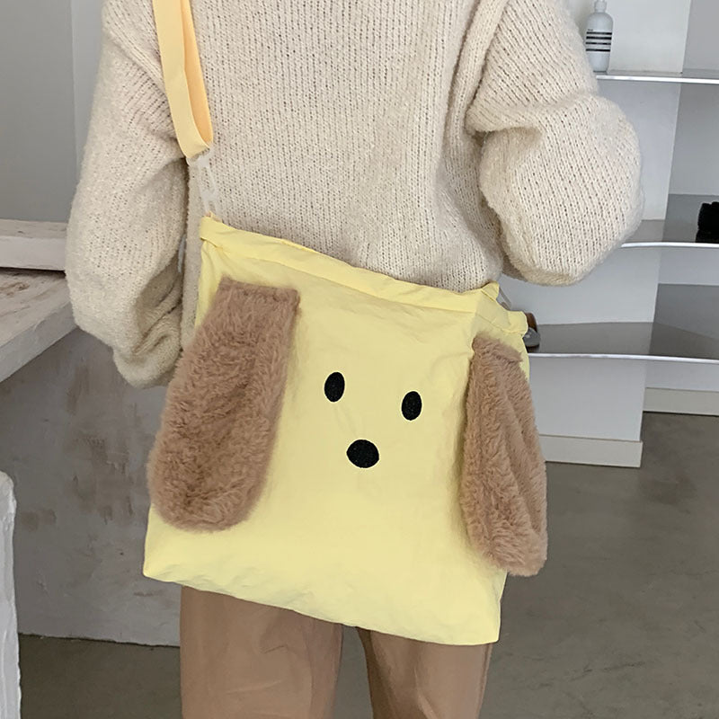 Playful Dog-Themed Tote Bag