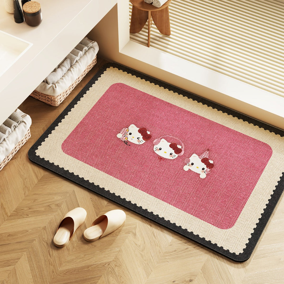 Elegant Decorative Bathroom Mat for Home