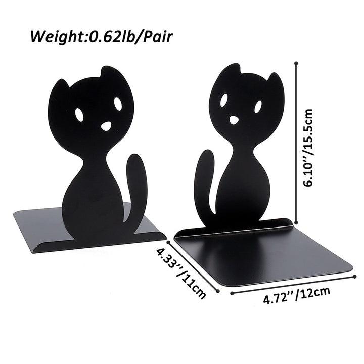 Cute Cat-Themed Bookends