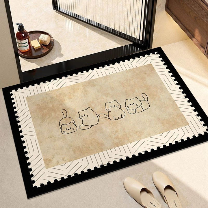 Adorable Dog-Themed Entrance Mat Kalsten