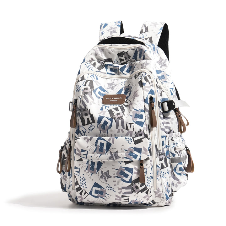Stylish Multi-Compartment Graphic Print Backpack Kalsten