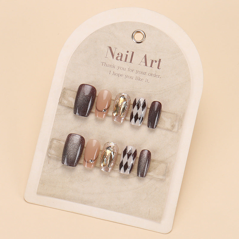 Glamorous Rhinestone Nail Art Kalsten