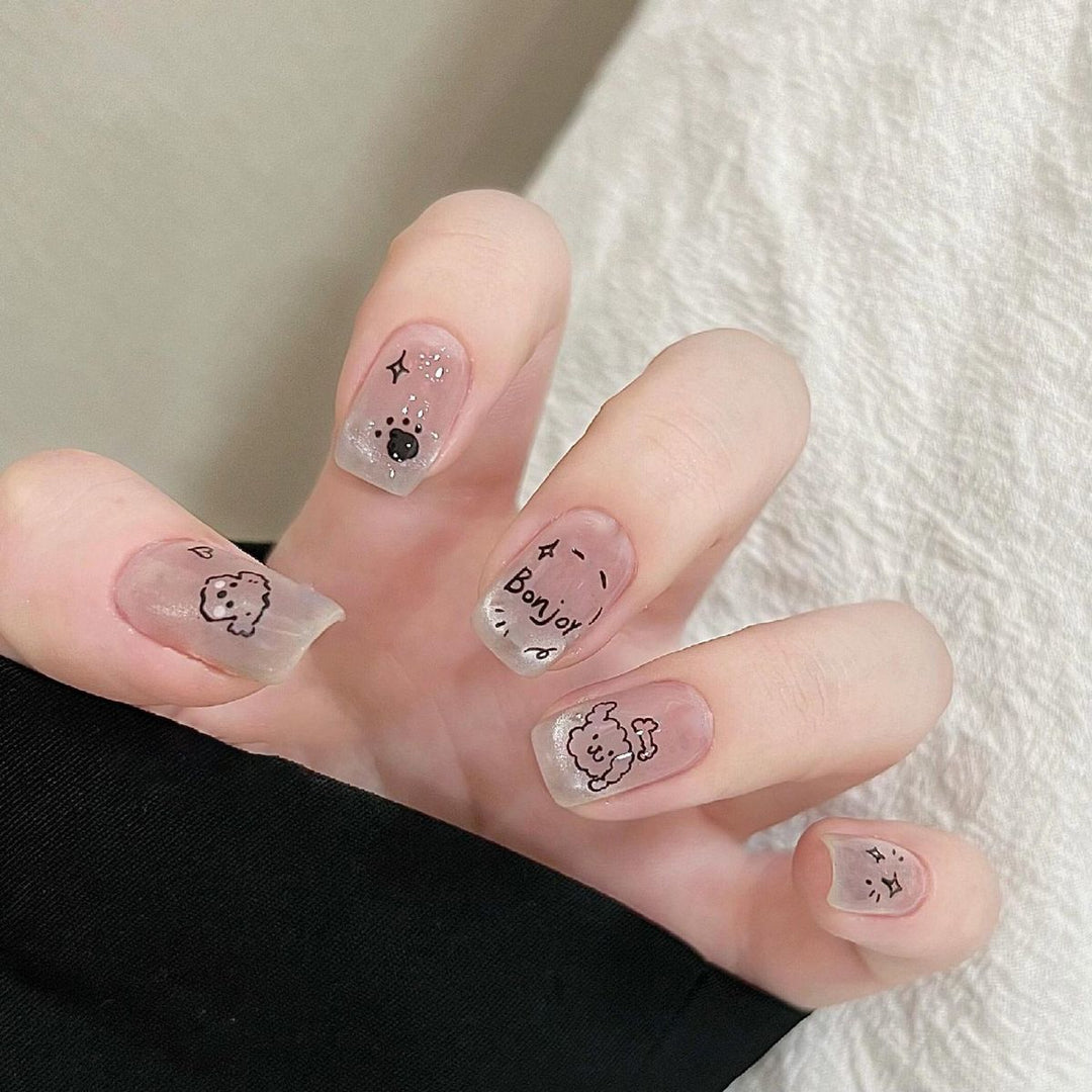 Whimsical Cartoon-Themed Press-On Nails Kalsten