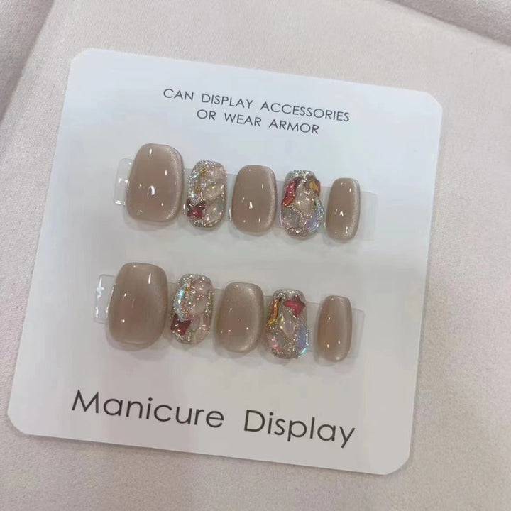 Elegant Press-On Nail Art Set Kalsten